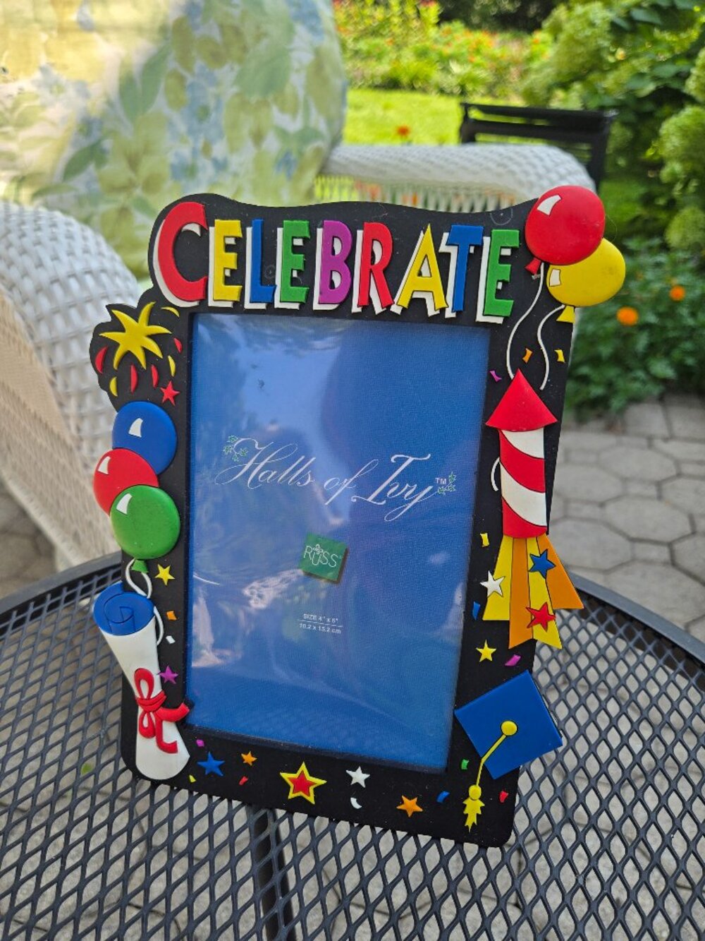 Celebrate photo frame